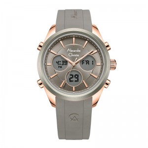 Alexandre Christie AC 9398 Rosegold Dark Grey Rubber LHRRGDG